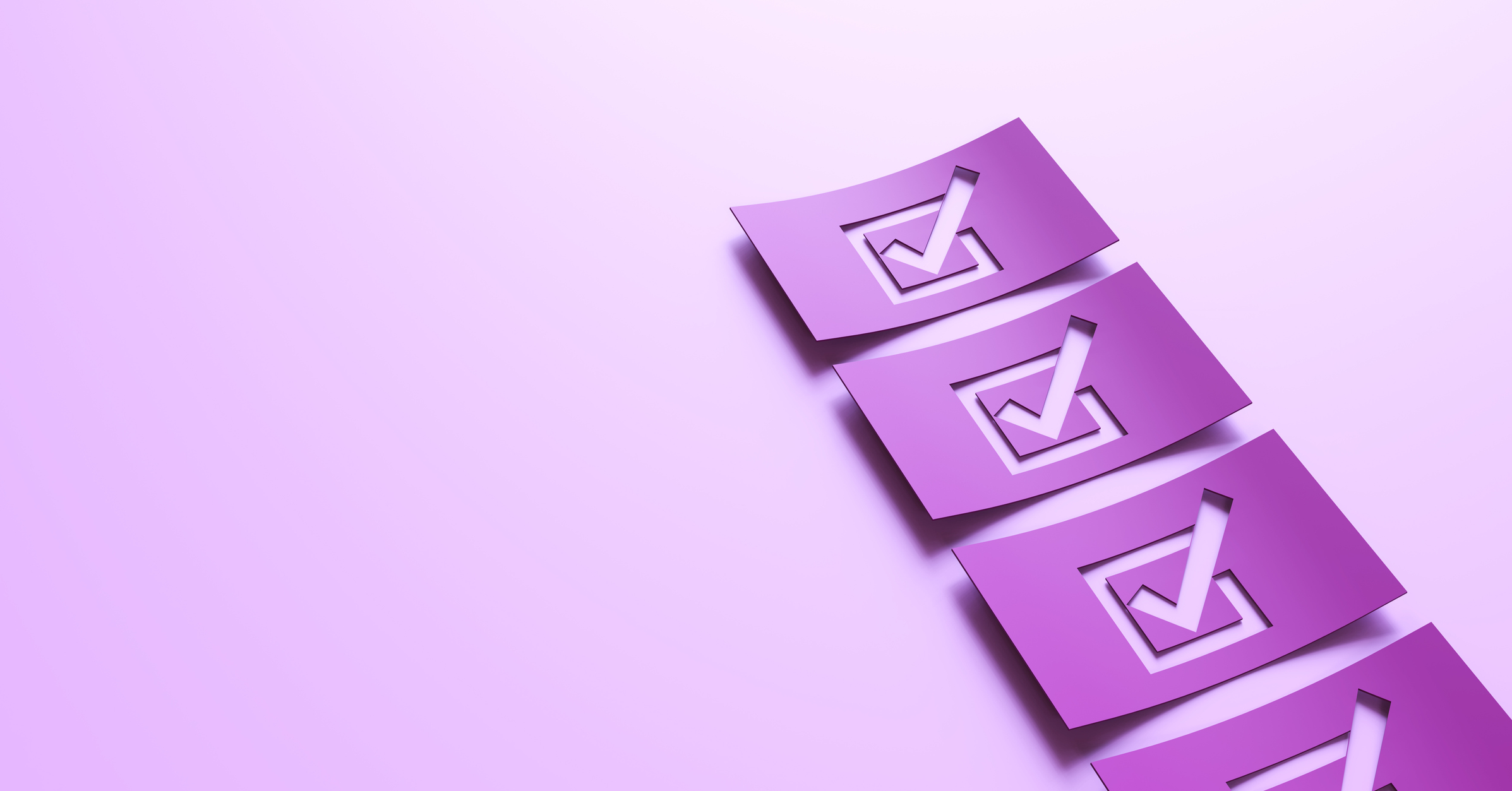 blog header image of rows of checkmarks